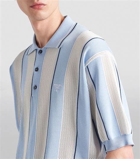 prada striped polo